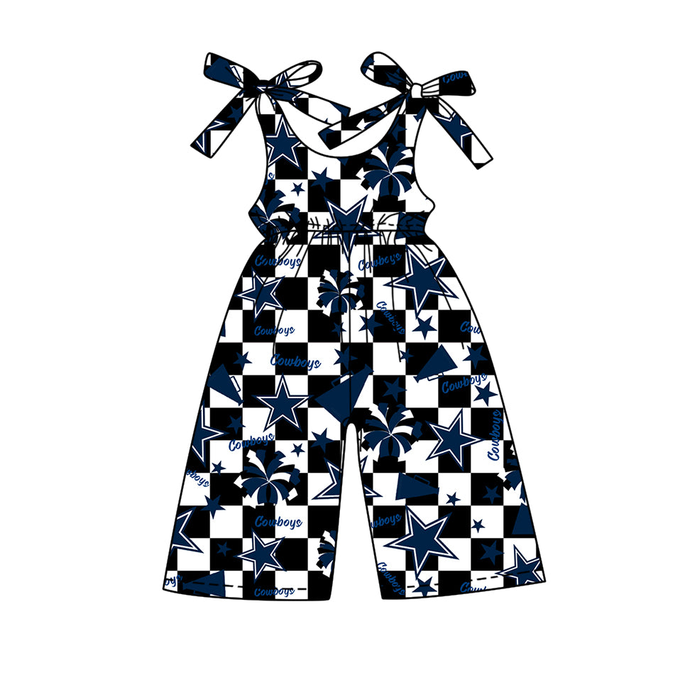 Custom moq 5 mix size milk silk summer teams baby girls clothes team blue sleeveless shorts sets and skirts sets and dress and jumpsuit-25.7.16