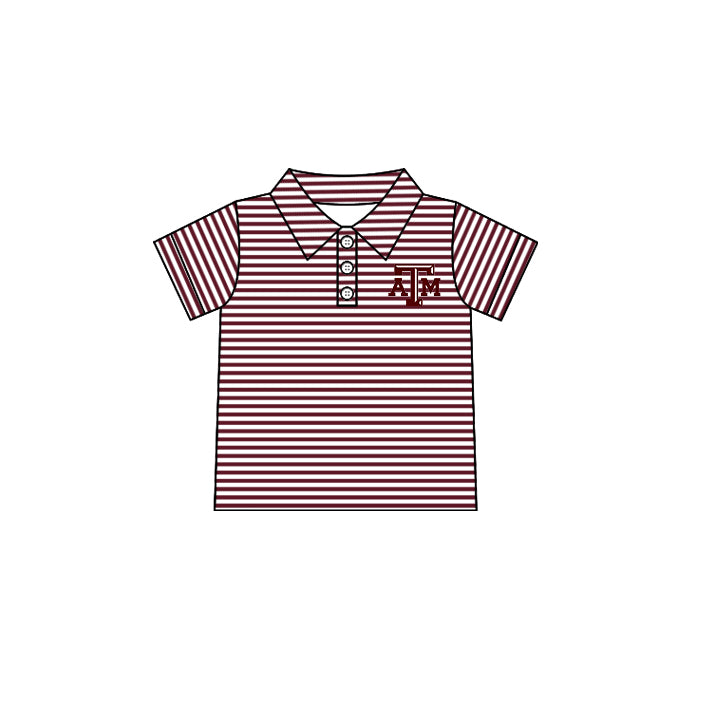 Custom summer teams baby girls clothes team brick red sets dress top-25.5.5