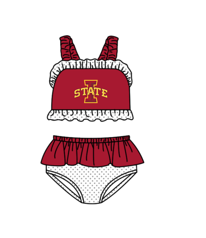 Custom moq 5 mix size milk silk summer teams baby girl boys clothes Red Two-Piece Swimsuit Set One Piece Swimsuits boy swim trunks