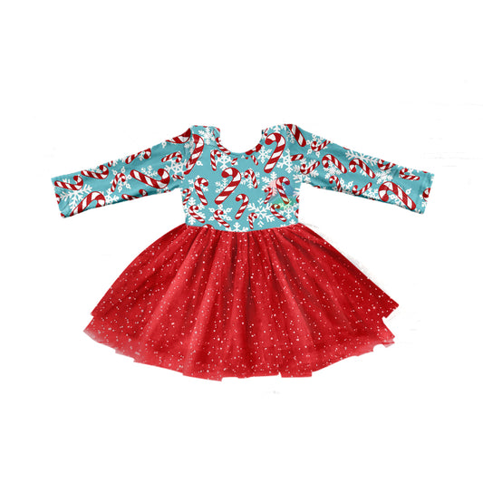 7.25 custom each style moq 5eta 4-6week Christmas baby girls clothes red long sleeve dress