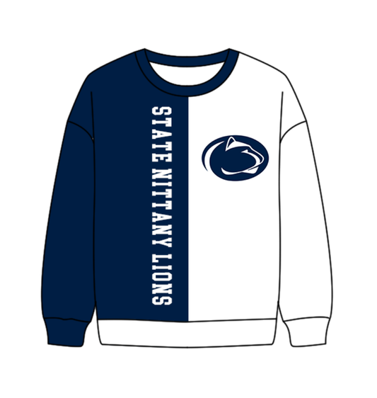 10.4-5-Custom moq 8 mix size milk silk summer team baby boys clothes navy blue and white long sleeve top-25.10.9