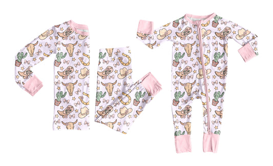25.9.9 custom each style moq 5eta 4-6week Sibling Sisters cow head baby girl clothes long sleeve pants sets and romper match family design