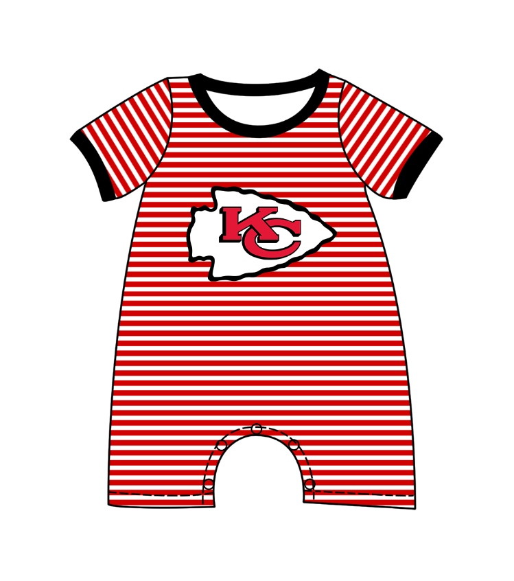 Custom moq 5 mix size milk silk baby girl clothes team red short sleeve shorts sets and pants sets and romper and top and shorts