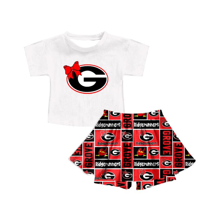 Deadline: May 20 custom no moq eta 5-6weeks GGG  skirts girls sets with shorts sets
