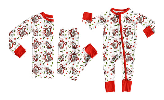 25.8.7 custom each style moq 5eta 4-6week Sibling Sister Christmas bow baby boy long sleeve pants sets and rompers match family design