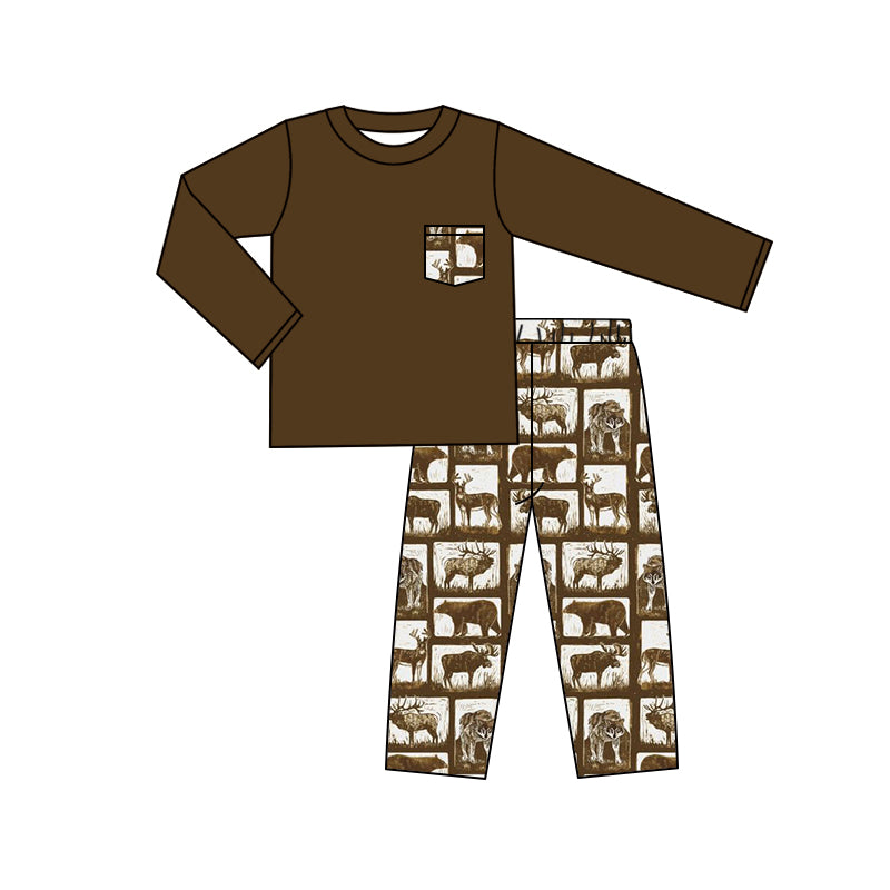 5.23 custom each style moq 5eta 4-5week Sibling Sister brown boys outfits and baby romper match family design