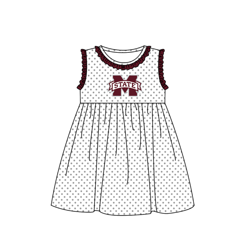 Custom moq 5 mix size milk silk summer teams Dark red Polka Dot Baby Romper Set Short-Sleeved Thong Dress for Girls And Short-Sleeved Shorts for Boys Cute Baby Outfit Combination