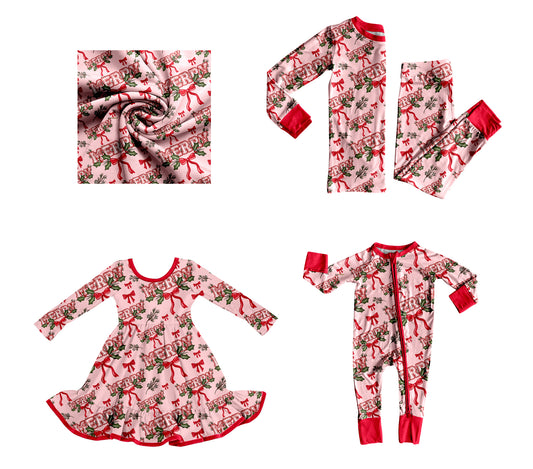 25.8.5 custom each style moq 5eta 4-6week Sibling Sisters Christmas baby girl long sleeve pants sets and dress and rompers match family design