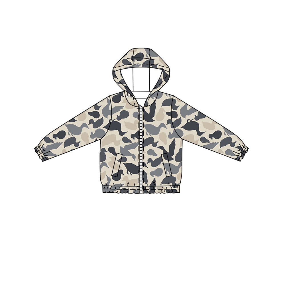 7.8 custom each style moq 5 eta 4-6week baby boys clothes duck gray hooded long sleeve top