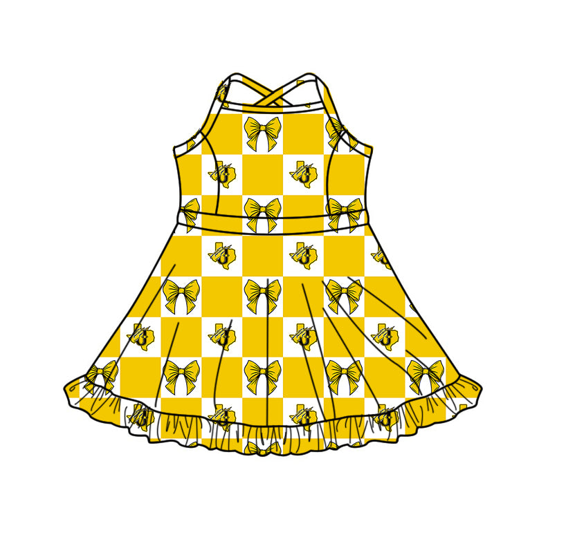 Custom moq 5 mix size milk silk summer teams Baby Girl Yellow Sleeveless Top Skirts Set Dress And Shorts Yoga Outfit Boy's Short-Sleeved Polo Shirt And Romper