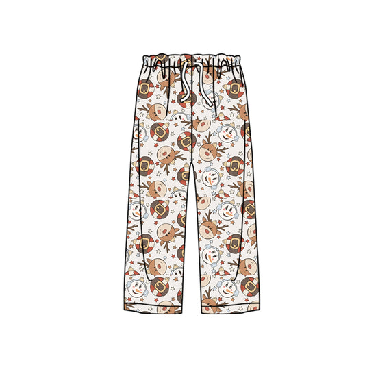 7.18 custom each style moq 5eta 4-6week adult clothes Christmas adult man pants