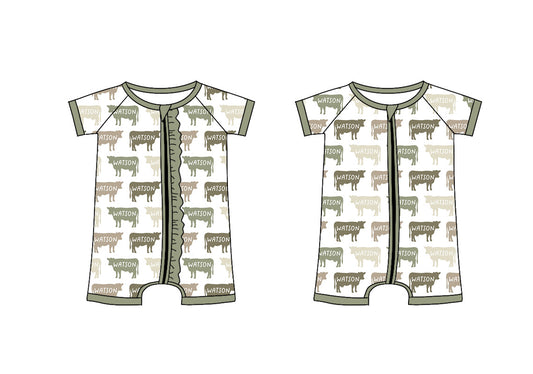 3.8 custom each style moq 5eta 4-6week Sibling Sister baby girl short sleeve romper 1 and romper 2 match design