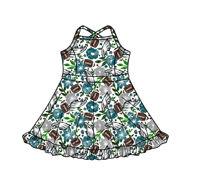 Custom moq 5 mix size milk silk summer teams Baby Girl Green Sleeveless Top And Shorts Set Sleeveless Skirt Set Yoga Dress Romper