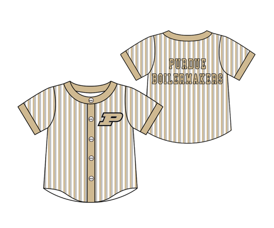 Custom moq 5 mix size milk silk summer teams Striped Short-Sleeved Button-Down Shirt for Baby Boy Summer Outfit