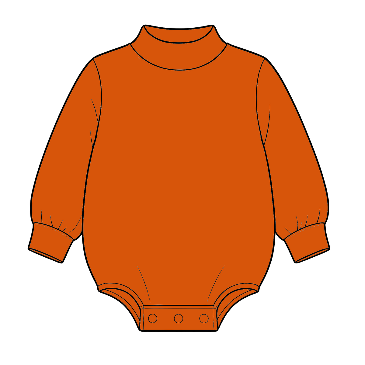 custom moq 5 mix size High Neck Baby Kids Solid Mock Neck Long Sleeve Bubble Romper