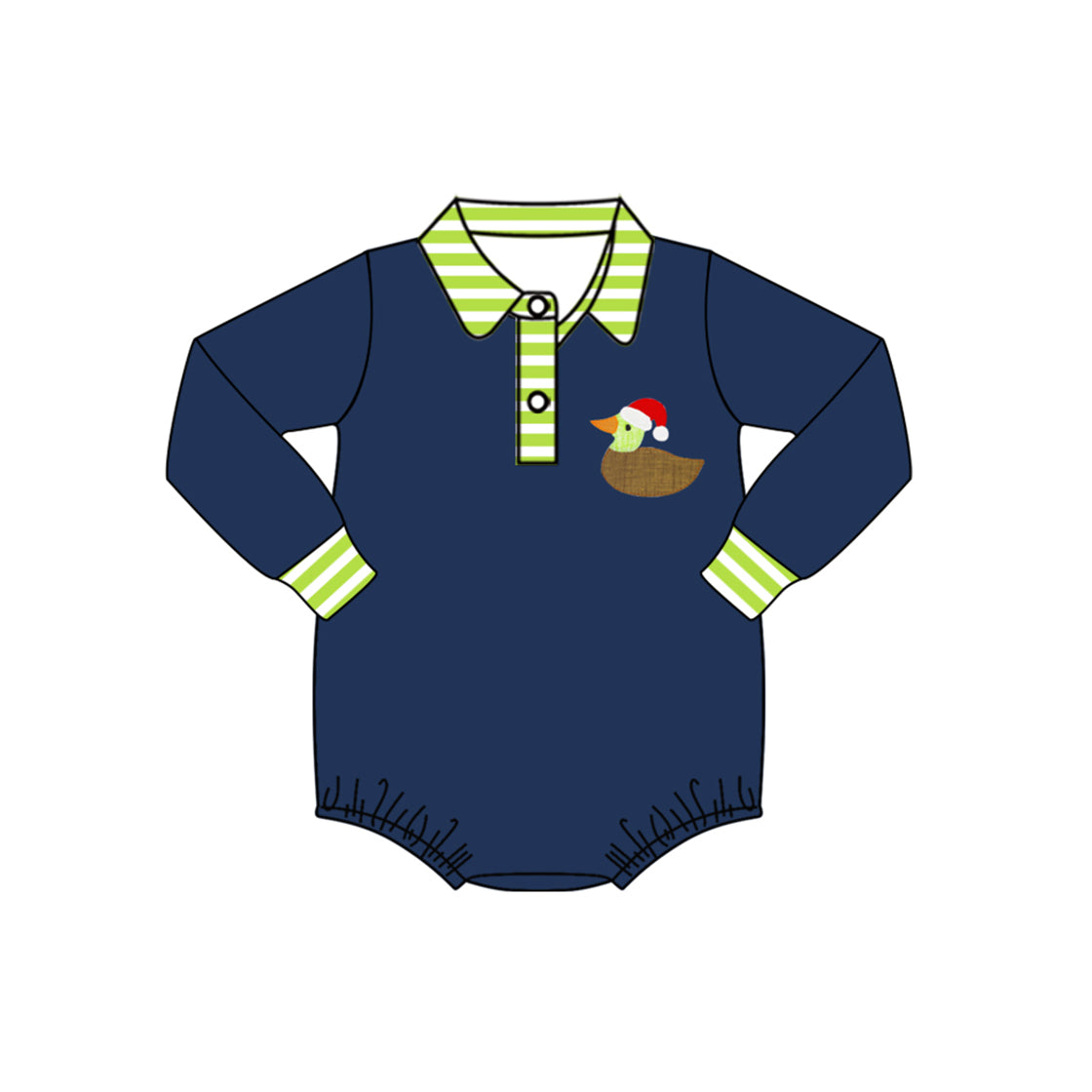 6.1 custom each style moq 5eta 4-6week Sibling Sister christmas duck navy blue boys outfits and baby romper match family design