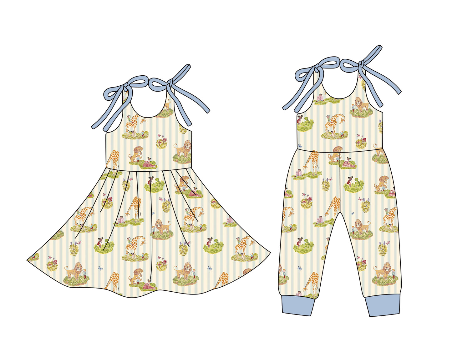 25.12.25 custom each style moq 5 eta 6-8week Sibling Sister baby short sleeve romper and dress match design