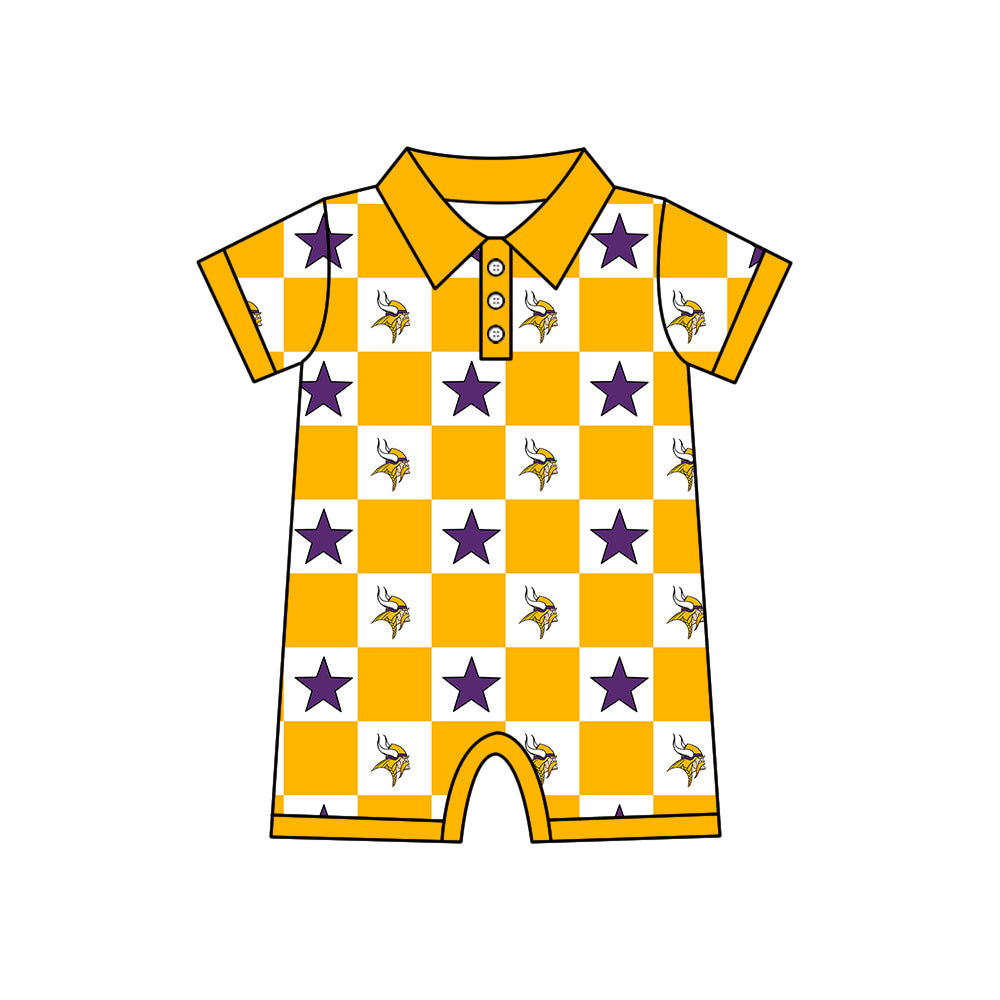 Custom moq 5 mix size milk silk summer teams Yellow Checked Baby Girl Purple Sleeveless Top Skirt Short Set Dress And Shorts Yoga Outfit Boy's Top Shorts Set Romper