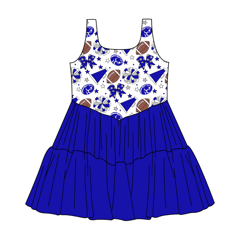 Custom moq 5 mix size milk silk summer teams Baby Girls Bows Stars Sleeveless Knee-Length Dress Cute Clothing