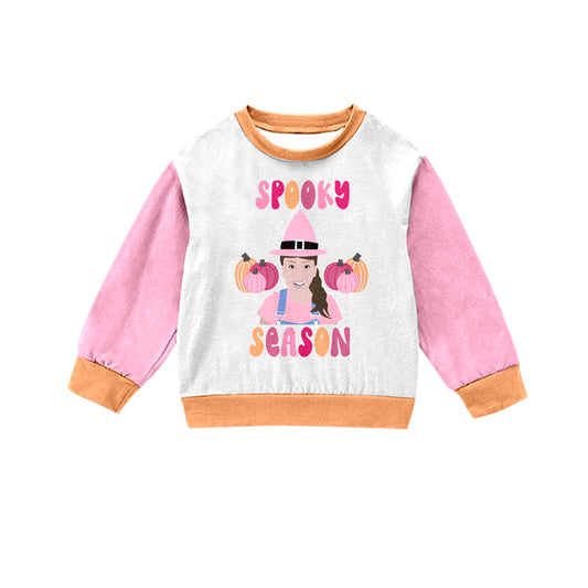 6.22 custom each style moq 5 eta 4-6week pink baby girls clothes long sleeve top