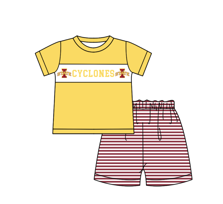 Custom moq 5 mix size milk silk summer teams baby girl boys clothes yellow short sleeve shorts sets 2  and dress and rompers 2 series