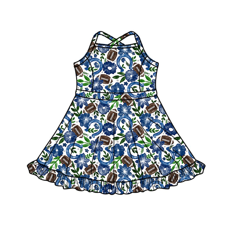 Custom moq 5 mix size milk silk summer teams Baby Girl Navy Blue Sleeveless Top And Shorts Set Sleeveless Skirt Set Yoga Dress Romper