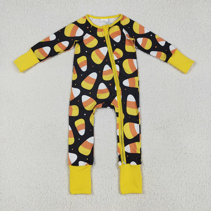 RTS NO MOQ Sibling Baby boy clothes Christmas Halloween long Sleeve Romper Mixed Sizes