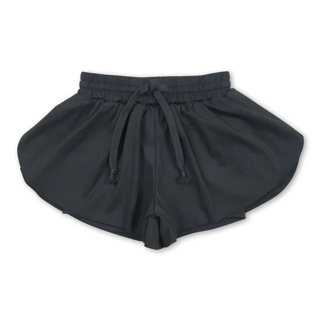 RTS NO MOQ Sibling Baby Girls  Colorful Skort Yoga Shorts Bottoms