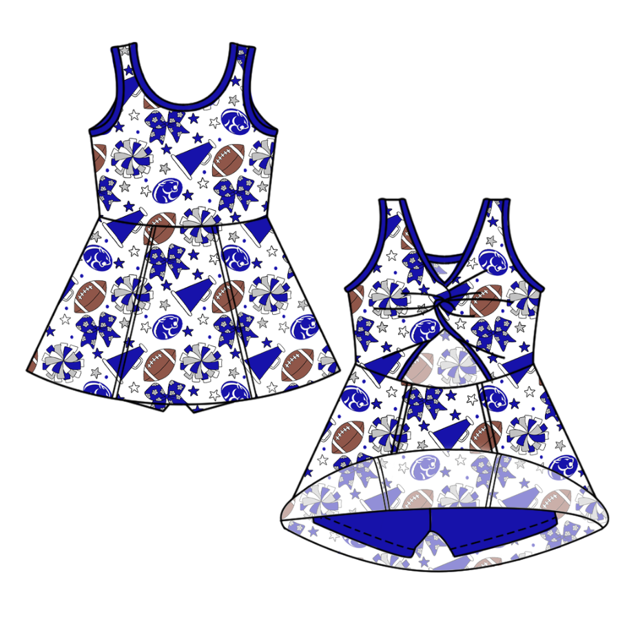 Custom moq 5 mix size milk silk summer teams Baby Girls Stars Bows Shorts Knee-Length Yoga Active Dress Clothing