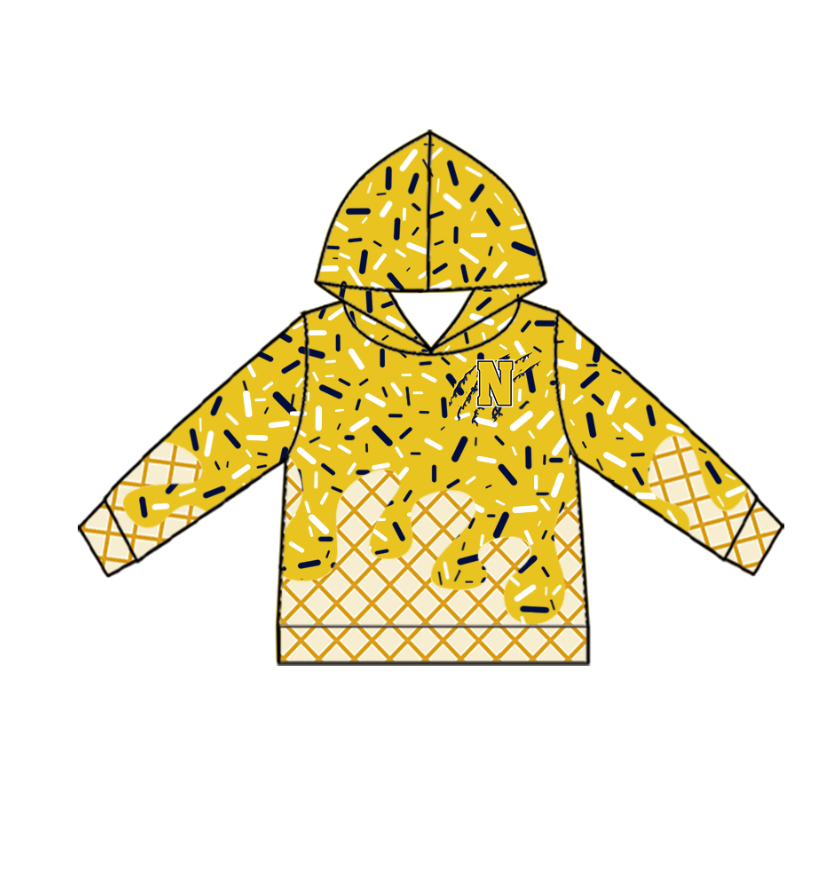 Custom moq 5 mix size milk silk summer teams baby girls clothes bow yellow hooded long sleeve pants sets and boy sets and dress and hooded top and pant-25.8.16