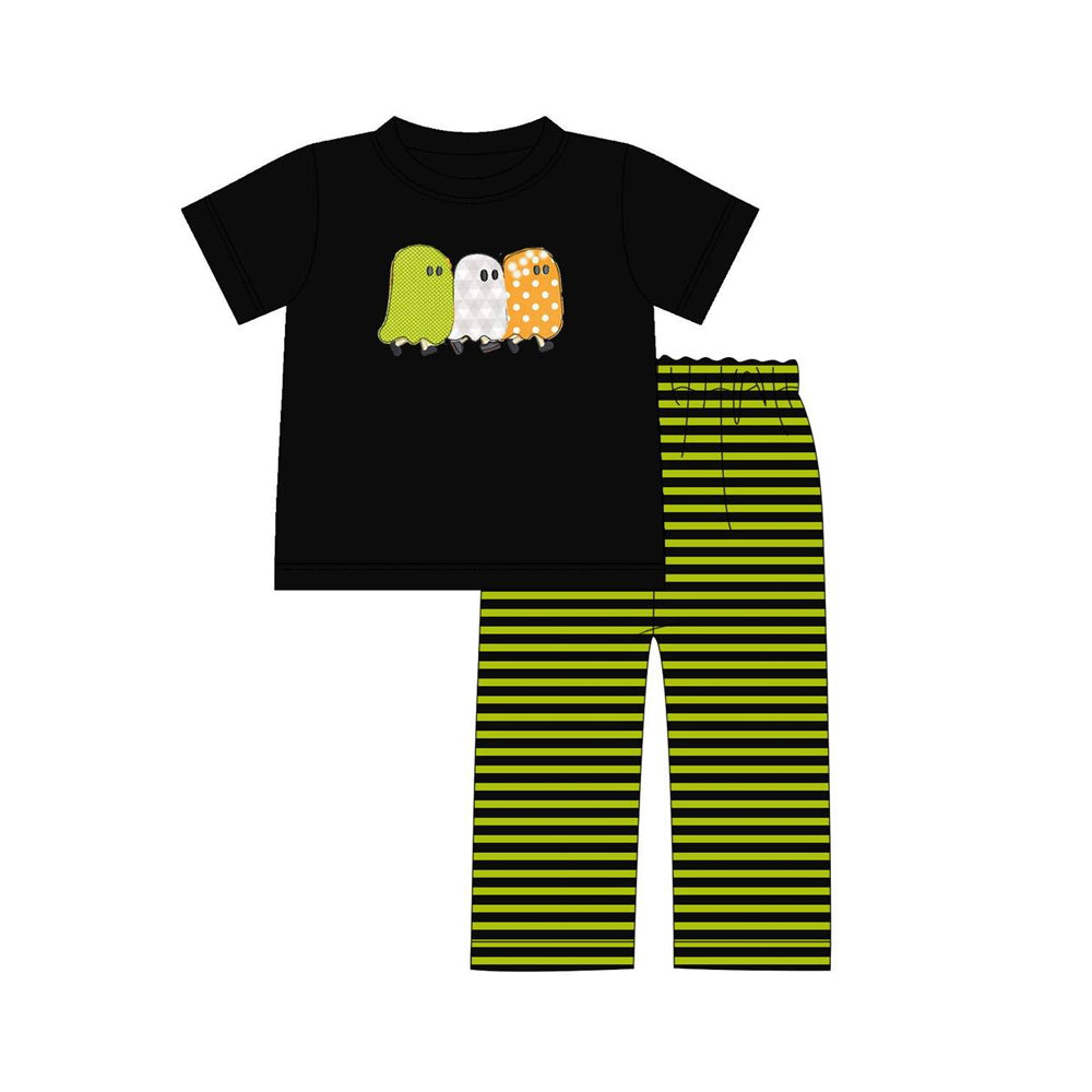 5.20custom each style moq 5eta 4-5week Sibling Sistercartoon print black long sleeve set match family design