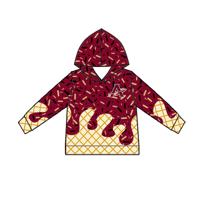 Custom moq 5 mix size milk silk summer teams baby girls clothes bow brick red hooded long sleeve pants sets and boy sets and dress and hooded top and pant-25.8.15
