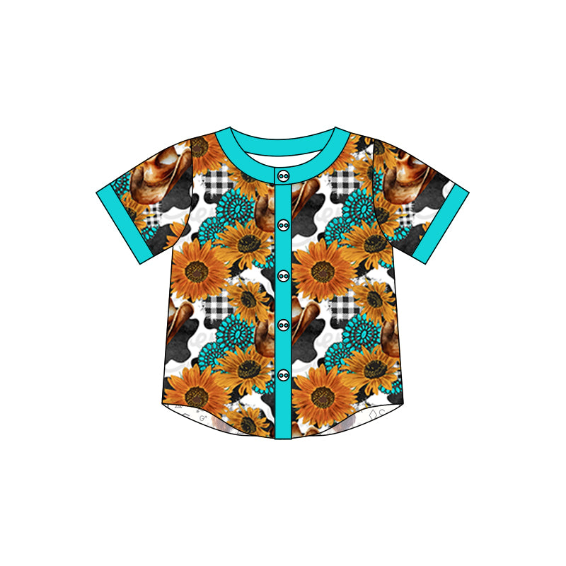 10.10 custom each style moq 5 eta 4-6week baby girls clothes hats flower short sleeve top