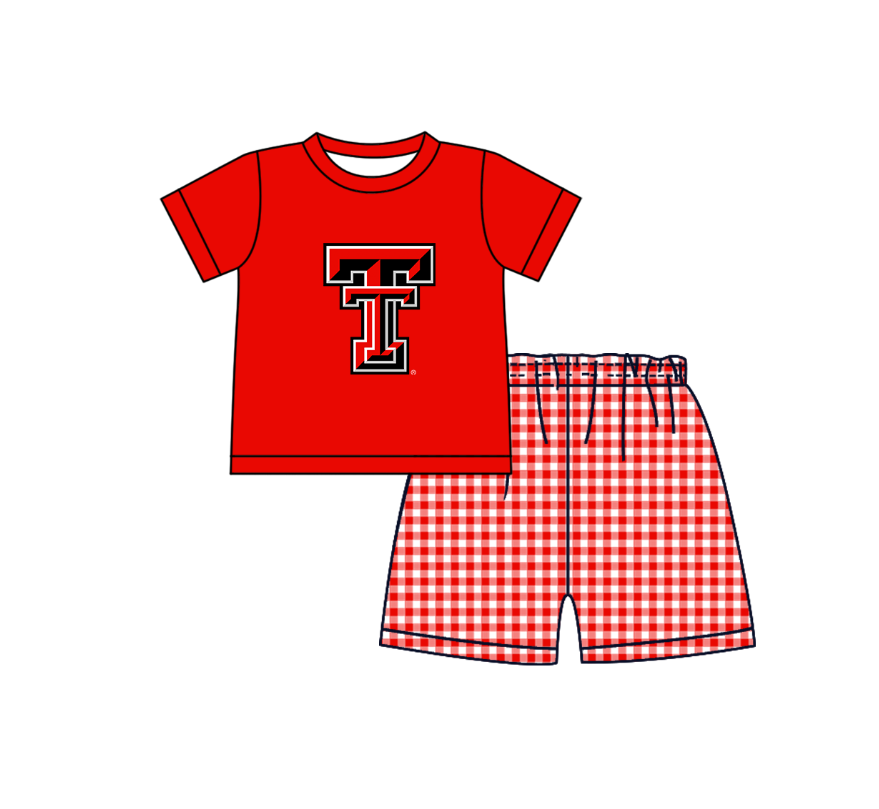 Custom moq 5 mix size milk silk summer teams Red Polka Dot Baby Romper Set Short-Sleeved Thong Dress for Girls And Short-Sleeved Shorts for Boys Cute Baby Outfit Combination