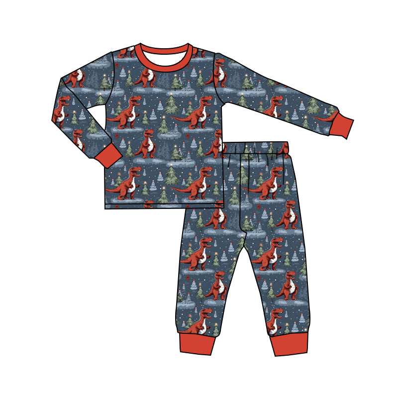 6.29 custom each style moq 5eta 4-6 week Sibling Sister dinosaur baby boys outfits and romper match family design