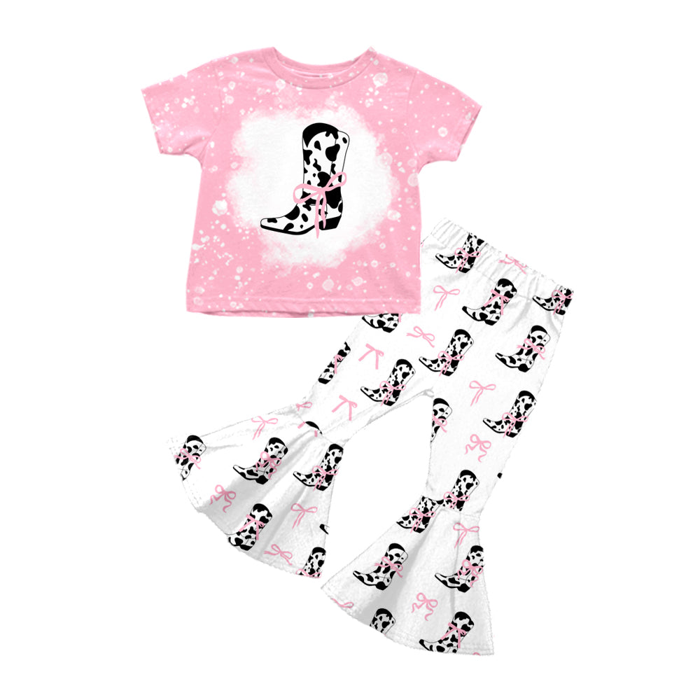 3.14 custom each style moq 5eta 4-6week Sibling Sister baby girls short sleeve pant set and set 8 match design