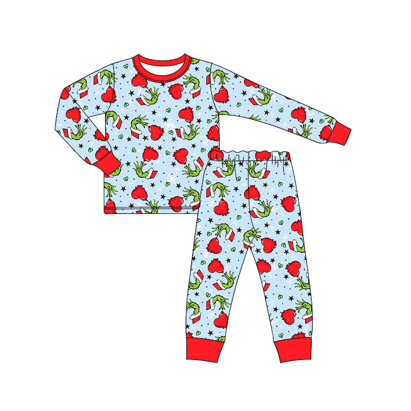 7.6 custom each style moq 5eta 4-6week Sibling Sister Christmas red baby boys sets and rompers match family design
