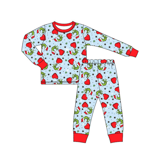 7.6 custom each style moq 5eta 4-6week Sibling Sister Christmas red baby boys sets and rompers match family design