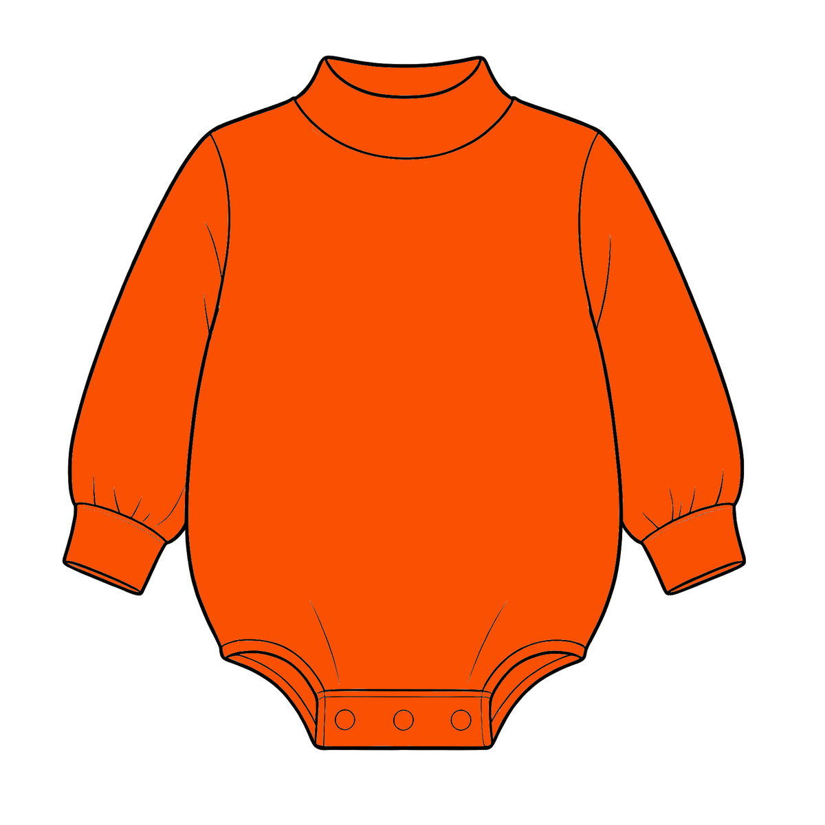 custom moq 5 mix size High Neck Baby Kids Solid Mock Neck Long Sleeve Bubble Romper