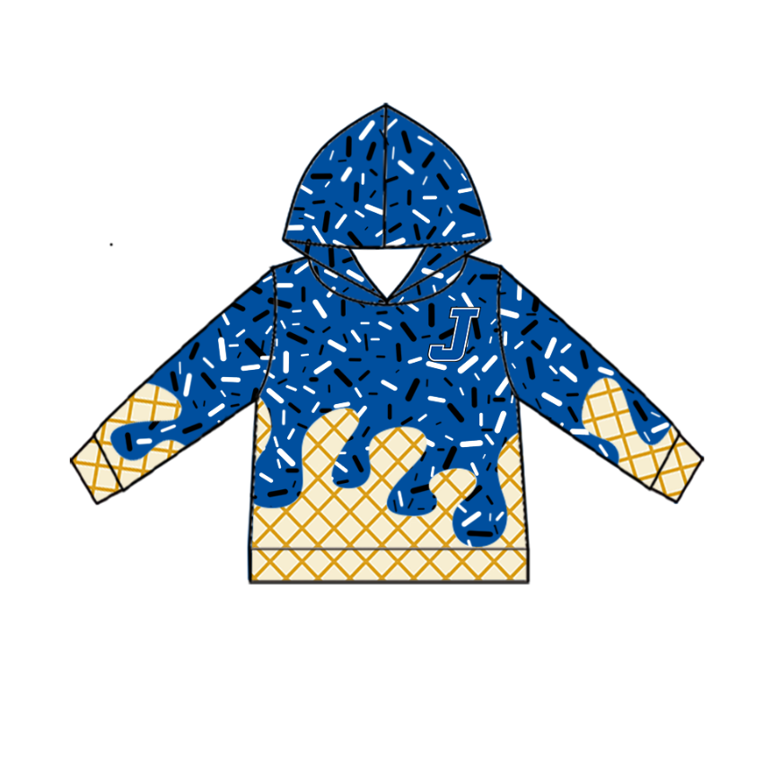 Custom moq 5 mix size milk silk summer teams baby girls clothes bow blue hooded long sleeve pants sets and dress and top and hooded top and pant-25.8.12
