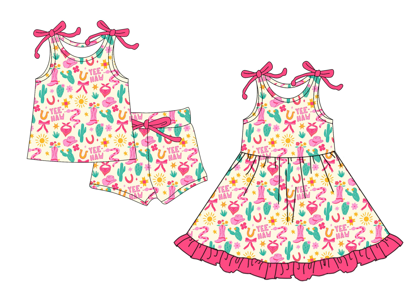 25.12.20 custom each style moq 5 eta 6-8week Sibling Sister boot hat baby short sleeve shorts sets and dress match design