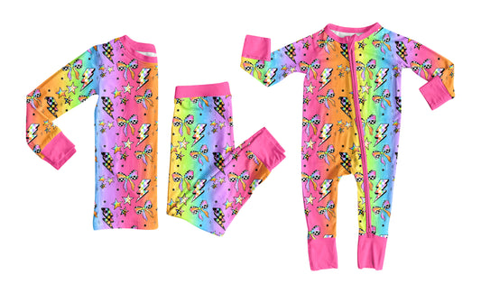 25.7.28 custom each style moq 5eta 4-6week Sibling Sister bow baby girl long sleeve pants sets and rompers match family design