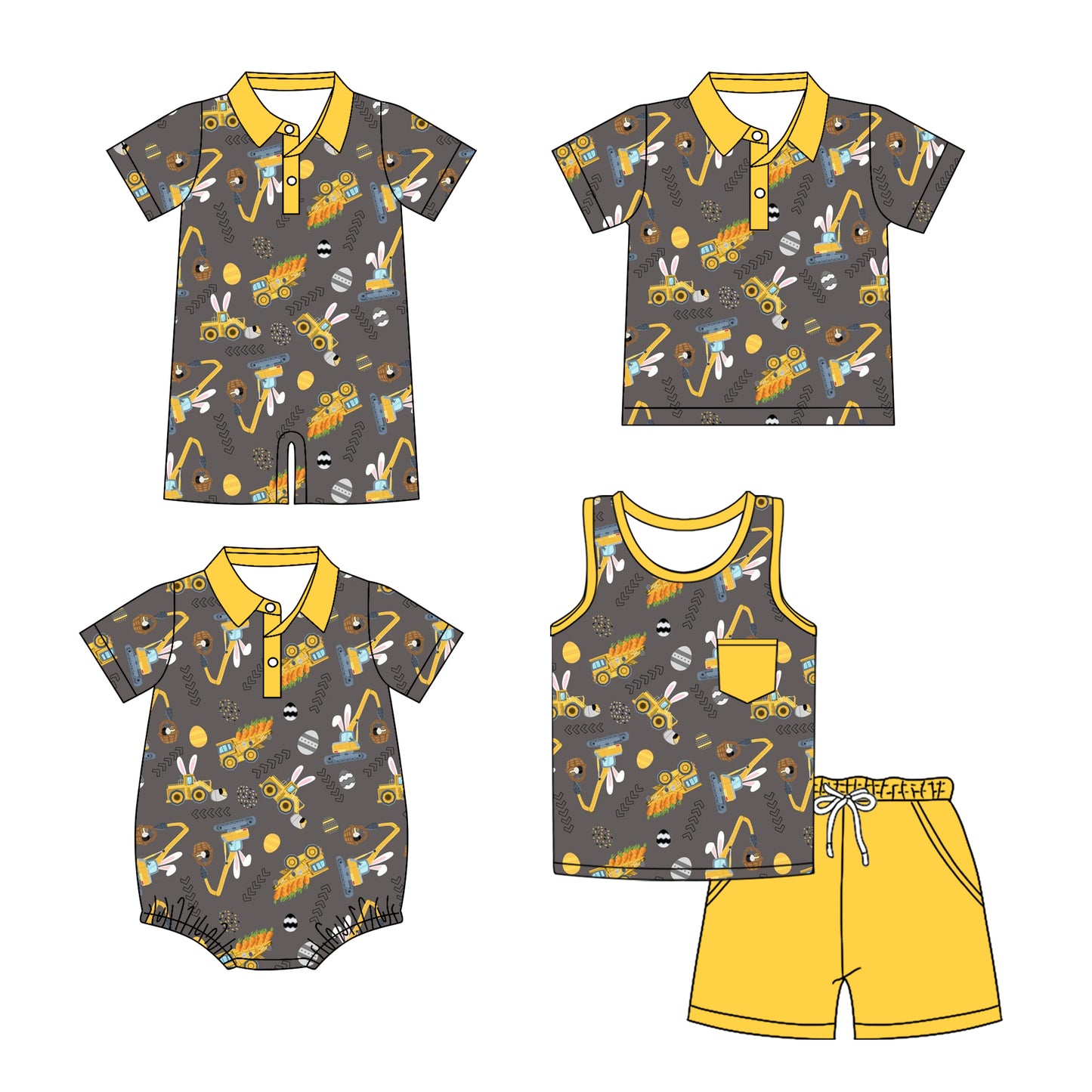 25.12.2 custom each style moq 5 eta 6-8 week Sibling Sister baby boy short sleeve shorts sets and boy rompers 2 and top match family design