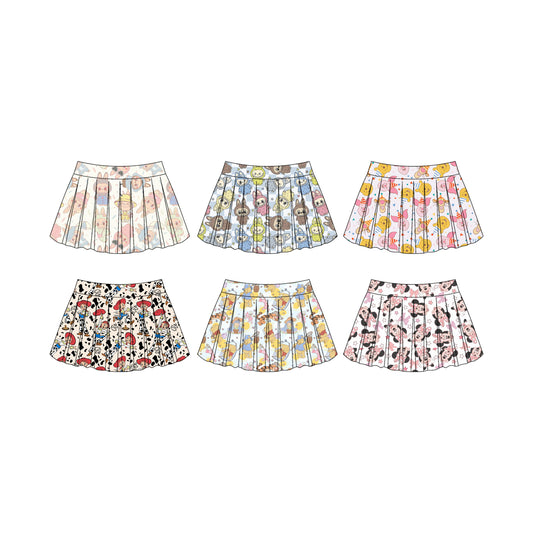 4.2 custom each style moq 5eta 4-6week Sibling Sister baby girls clothes skirt 1 and skirt 6 match family design