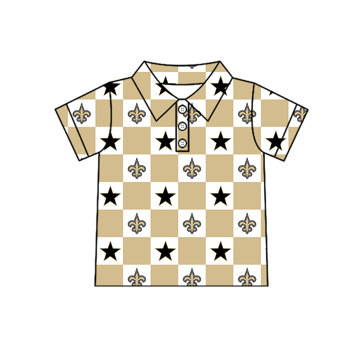 Custom moq 5 mix size milk silk summer teams Baby Girl Sleeveless Top Skirts Set Dress And Shorts Yoga Checked Outfit Boy's Checked Short-Sleeved Polo Shirt And Romper