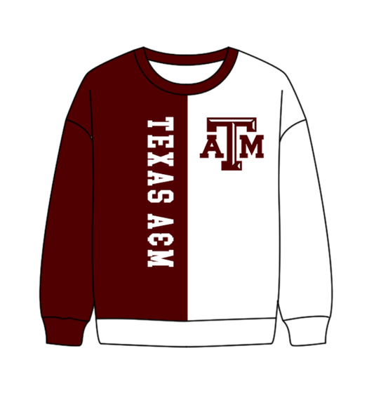10.4-1-Custom moq 8 mix size milk silk summer team baby boys clothes brick red and white long sleeve top-25.10.9