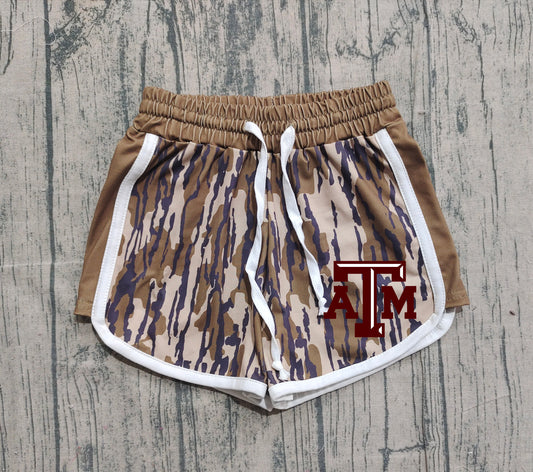 Custom moq 5 mix size milk silk baby kids clothes team camouflage summer shorts-25.11.20