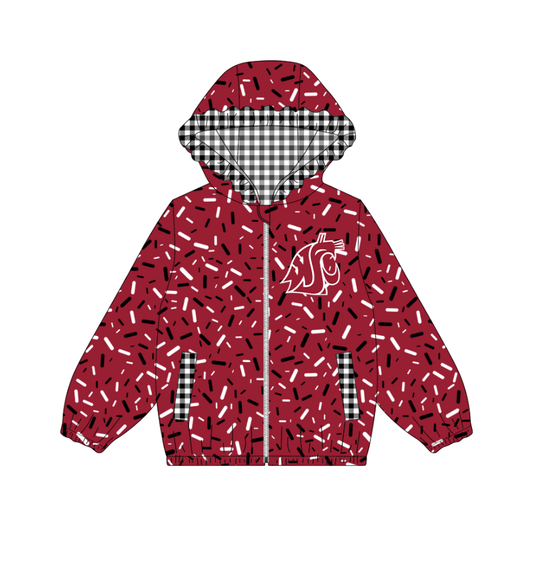 10.3-4-Custom moq 8 mix size milk silk summer team baby girls clothes brick red hooded long sleeve top-25.10.9