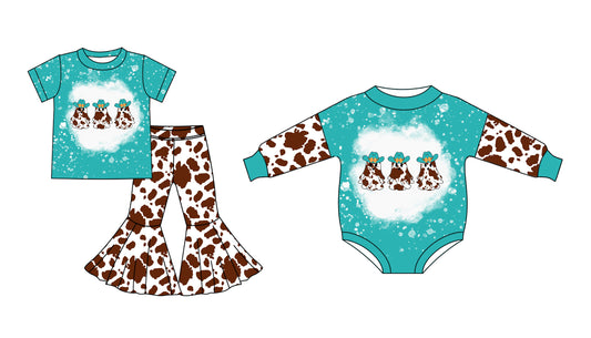 5.6 custom each style moq 5eta 4-6week Sibling Sister ghost hat baby boy short sleeve pants sets and rompers match family desigm