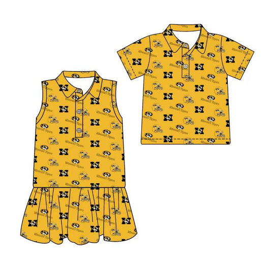 Custom moq 5 mix size milk silk summer teams Sleeveless Dress for Baby Girl Short-Sleeved Polo Shirt for Baby Boy Infant Clothing Set